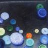 Ailsa Morgan, Button Box - Blue French Ceramic Button