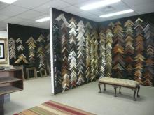 Our new framing showroom